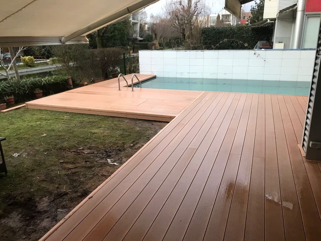 Kompozit Deck Zemin Kaplamaları ürün numunesi